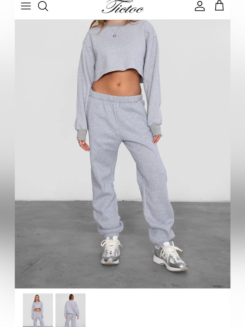 TIC TOC Cozy Fleece Jogger Sweatpants
Size Small • Gray • Soft Lounge Pants - Picture 6 of 6